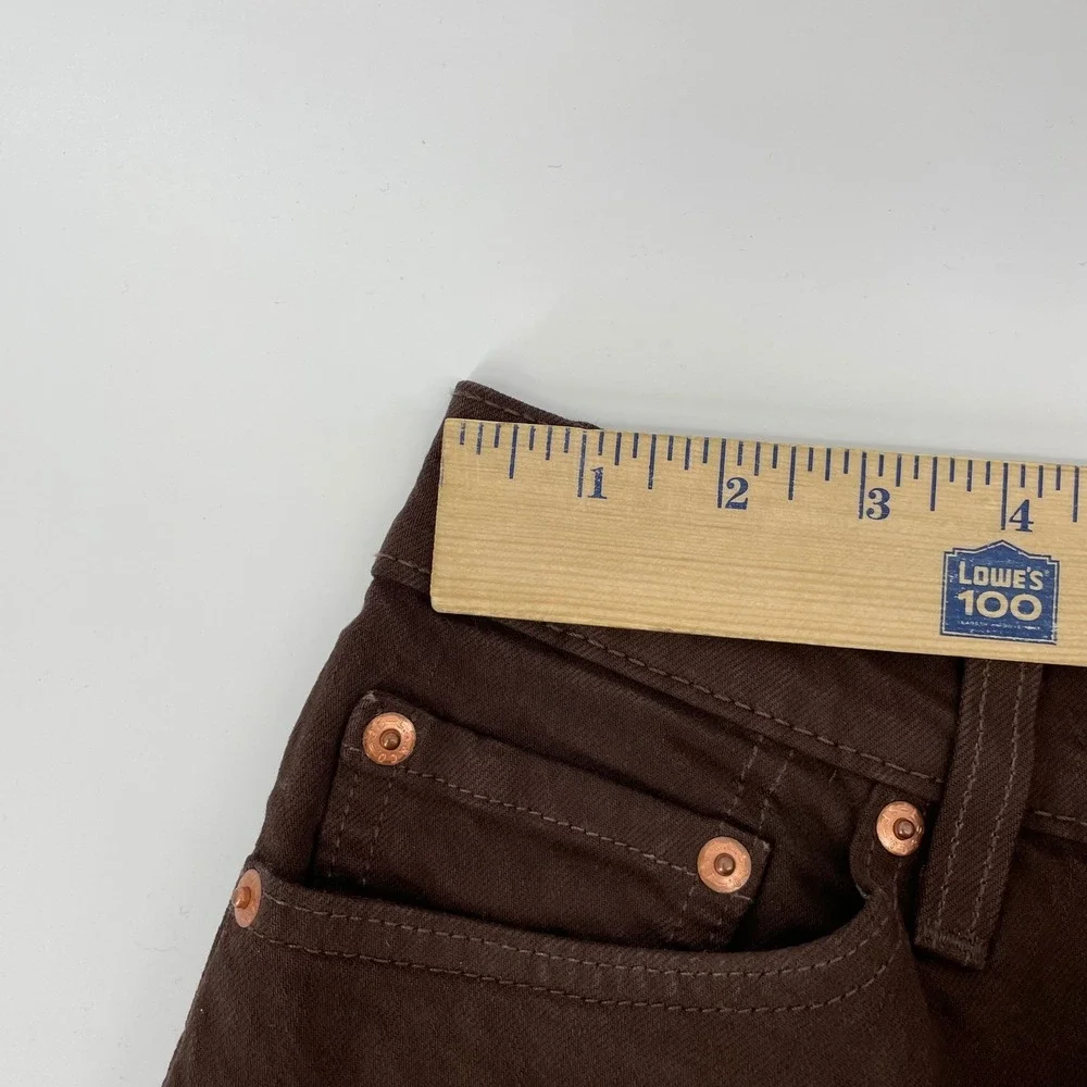 Levis 511 Slim Fit Brown Jeans Men's Size 30x32 Stretch Denim